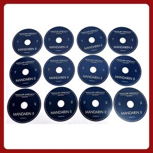 Pimsleur Approach Mandarin II Gold Edition 12 CD Set Units 1-24 Chinese Learning